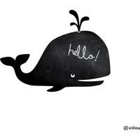 Kreidetafeln Kinderzimmer Wandsticker Wal Wandaufkleber Tiere Wandtattoos Wale Illustration Kreidetafel Wand Tafelfolie Diy von viilou