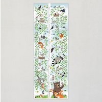Poster Messlatte Kinderzimmer Plakate Messleisten Babyzimmer Waldtiere Illustration Baum Messleiste Print Wickelzimmer Wand Messlatten von viilou