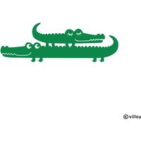 Wandsticker Krokodile Wandtattoos Kinderzimmer Wandaufkleber Wickelzimmer Illustration Krokodil Sticker Babyzimmer Dekoration Diy von viilou