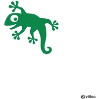 Wandtattoo Gecko Wandaufkleber Tiere Wandsticker Geckos Illustration Kinder Aufkleber Gecko Sticker Kinderzimmer Dekoration Diy von viilou