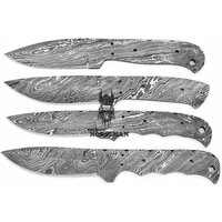 4 Damaszener Stahl Blank Klingen Messer Für Messerzubehör, A Supplies To Make Messer, Damaskus Klingen | Vbb-119 von vikingsnorsemanAU