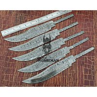 5 Damaskus Stahl Blank Klingen Messer Für Messerherstellung Zubehör, A Supplies To Make Messer, Klingen | Vbb-101 von vikingsnorsemanAU