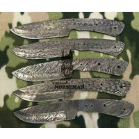 5 Damaskus Stahl Blank Klingen Messer Für Messerherstellung Zubehör, A Supplies To Make Messer, Klingen | Vbb-106 von vikingsnorsemanAU