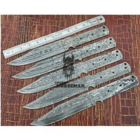5 Damaszener Stahl Blank Klingen Messer Für Messerzubehör, A Supplies To Make Messer, Damaskus Klingen | Vbb-110 von vikingsnorsemanAU