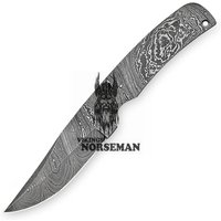 5 Damaszener Stahl Blank Klingen Messer Für Messerzubehör, A Supplies To Make Messer, Damaskus Klingen | Vbb-128 von vikingsnorsemanAU