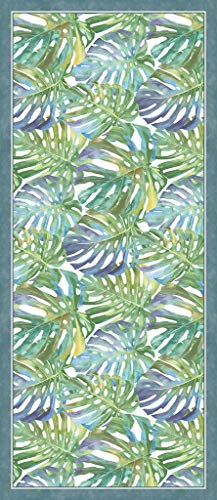 vilber Saphira DU 03 78X180 Teppich, Polyester, grün, 78 x 180 x 0.22 cm von Vilber