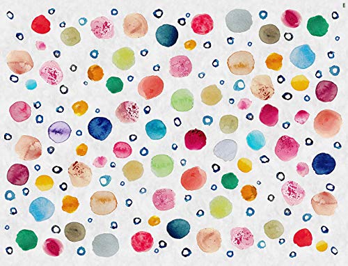 vilber Kids Dots Teppich, Vinyl, bunt, 150 x 200 cm von Vilber