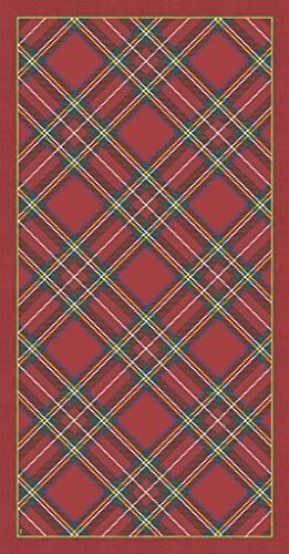 Vilber Wales, roter Teppich 04 (52 x 100 x 0,2 cm), PVC-Polyester, rutschfest, waschbar, hitzebeständig, mit Möglichkeit von Tischsets und Tischläufer von Vilber