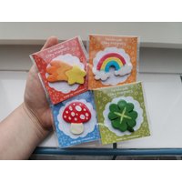 Handgemachter Magnet Aus Ton Viel Glück | Regenbogen, Klee, Pilz Und Sternschnuppe Glückspilze Handgemachter Magnet Aus Ton Viel Glück | Regenbogen, Klee, Pilz Und Sternschnuppe Glückspilze von vimblesart