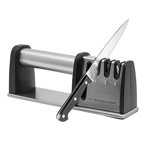 4-In-1 Messerschleifer MesserschäRfer Knife Sharpener Messerschleifer Messer SchäRfen MesserschäRfer Profi Kochmesser Knochenschneider Scheren Bajonette Jagdmesser Polieren SchäRfe Messers Verbessern 4-In-1 Messerschleifer MesserschäRfer Knife Sharpener Messerschleifer Messer SchäRfen MesserschäRfer Profi Kochmesser Knochenschneider Scheren Bajonette Jagdmesser Polieren SchäRfe Messers Verbessern von vinnyooc