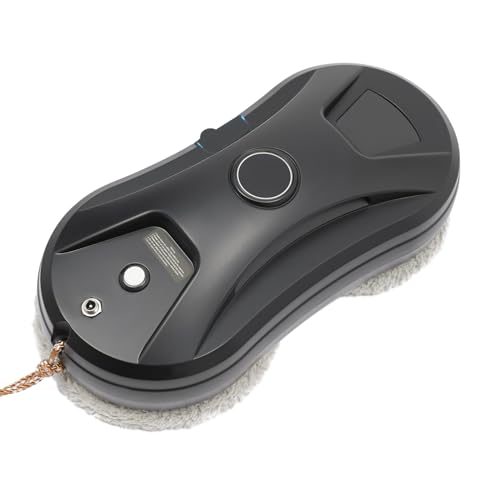 Fensterputzroboter Fensterroboter Elektrischer Fensterputzer Fensterreinigungsroboter Roboter Fensterputzer Elektrisch Mit 2800 Pa Saugleistung Eignet Glatten Fenster GlastüRen usw (Schwarz) von vinnyooc