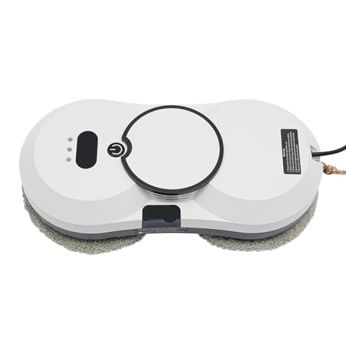 Fensterputzroboter Fensterroboter Elektrischer Fensterputzer Fensterreinigungsroboter Roboter Fensterputzer Elektrisch Mit 2800 Pa Saugleistung Eignet Glatten Fenster GlastüRen usw (Weiß) von vinnyooc