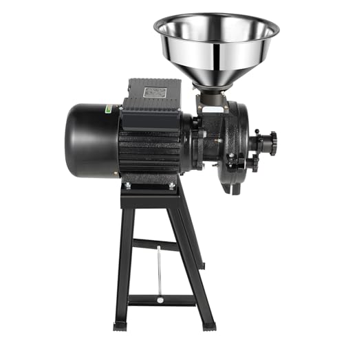 Getreidemühle Haferquetsche 220V 2200W Hohe Leistung Gusseisen Schrotmühle Zerkleinerungsgeschwindigkeit 50 kg/h Mühle Kann verwendet werden Mais Reis Weizen Kaffeebohnen usw. von vinnyooc