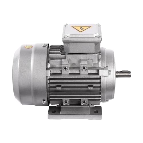 vinnyooc Elektromotor, Dreiphasenmotor, Spule aus reinem Kupfer, 750 W, 1400 U/min, für Landmaschinen und Geräte von vinnyooc