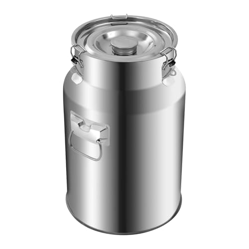 vinnyooc 18L Milchkännchen, Milchkännchen Edelstahl, Milchkännchen Milchkrug mit Tragebügel Deckel, Milchbehälter Transportkanne für Milch Wasser Reis vinnyooc 18L Milchkännchen, Milchkännchen Edelstahl, Milchkännchen Milchkrug mit Tragebügel Deckel, Milchbehälter Transportkanne für Milch Wasser Reis von vinnyooc