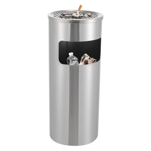 vinnyooc MüLleimerKüChe Trash can Abfalleimer Abfalleimer KüChe MüLleimerEdelstahl Edelstahl-MüLleimer Edelstahl-MüLleimerMit Herausnehmbarem Inneneimer Geeignet für Innen- und AußEnbereiche Wie HöFe von vinnyooc