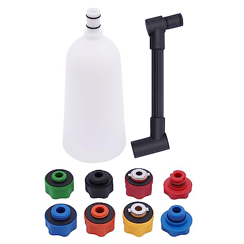 vinnyooc Ölfülltrichter, 10Pcs Motoröl Öltrichter, Universal Öl Einfüllhilfe mit 8 Adapter, Öleinfüll Trichter Kit 2L Trichter von vinnyooc