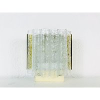 1 Von 2 Doria Very Elegant Mid Century Crystal Wall Sconce-6 Ice Glass Pieces-Deutschland 1960S von vinovo