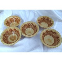 Handgetöpferte Keramik Schale Rustikales Landhaus Dekor | 15.5 cm Handgetöpferte Keramik Schale Rustikales Landhaus Dekor | 15.5 cm von vintageNB