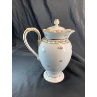 C Ahrenfeldt, Limoges, Schokoladenkanne, Blattgold, Feines China, Frankreich, Teekanne, Kaffee, Frühling, Hochzeit, Französisch, Muttertag, Gießkanne von vintageatmosphere