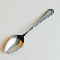 Ein Alvin Sterling Silber Teelöffel Richmond Muster - 1929 Art-Deco-Stil 5-3/4 Zoll Alte Besteck 1930Er Jahre Silberlöffel von vintagedazzle