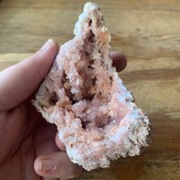 Große Pinke Amethyst Geode Gruppe Aus Argentinien von vintagefairyfinds