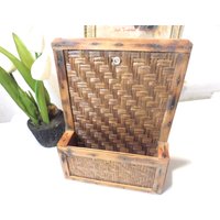 Alter Korb Silo Briefe + Karten Handarbeit Shabbychic von vintagehappimillAT