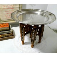 Oriental. Tischchen Holz Klappbar Vintage Shabbychic von vintagehappimillAT