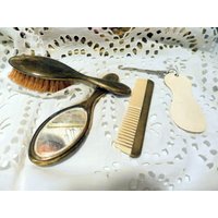 Toilette Set 4-Teilig Anno 1920 Deko von vintagehappimillAT