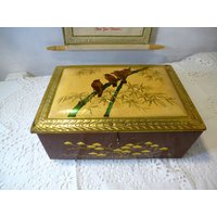 Vintage Dose Mit Deckel Kassette Schatztruhe von vintagehappimillAT