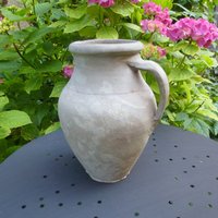 Vintage Tonkrug Vase Mit 1 Henkel Deko Handarbeit von vintagehappimillAT