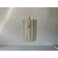Cylinder Design Lux Pendant Lamp By Palwa With Glass Stones, 1960S, Germany Cylinder Design Lux Pendant Lamp By Palwa With Glass Stones, 1960S, Germany von vintageinmode