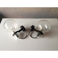 Limburg Air Bubble Ball Glass Large Sconces - 1970S Germany von vintageinmode