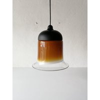 Peill Putzler Beautiful Caramel Glass Pendant Lamp, 1960S Germany von vintageinmode