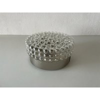 Round Bubble Glass Flush Mount Or Wall Lamp By Limburg, 1960S, Germany von vintageinmode