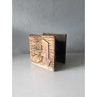 Very Heavy Solid Bronze Square Door Handles - Apotheke 1960S Germany von vintageinmode