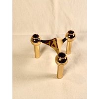 1 Quist Nagel Bmf Kerzenständer Kerzenhalter in Gold 60Er Jahre Mid Century Modular Modern Vintage 1 Quist Nagel Bmf Kerzenständer Kerzenhalter in Gold 60Er Jahre Mid Century Modular Modern Vintage von vintagenerator