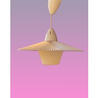 Hänge Lampe Pendelleuchte Rotaflex Ära 50Er Jahre Mid Century von vintagenerator