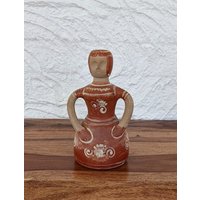 Vintage Rote Ton Keramik Lady Vase, Handschuhe, Boho Blumenvase/Dekor, Ca. 7, 5" Höhe von vintagenorthfinds