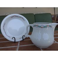 Vintage Hall Krug Schüssel Überlegen Küchen Rosen Gold Tee Geschirr Sammlerstück Vintage Hall Krug Schüssel Überlegen Küchen Rosen Gold Tee Geschirr Sammlerstück von vintagerose1234