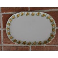 Vintage Porzellan Kommode Tablett Rosen Gelb Vanity Haus Von Prill Cottage Chic Viktorianisch von vintagerose1234