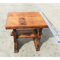 Vintage Holz Bauernhaus Couchtisch, Beistelltisch, Wohnzimmer Tisch von vintageshopbysilas