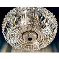 Filigrane Palwa Kristall Deckenlampen Plafoniere Filigrane Palwa Kristall Deckenlampen Plafoniere von vintagestoreNRW