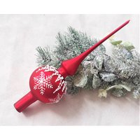 Vintage Weihnachtsbaumspitze 10 Zoll, Baumspitze Antike Weihnachtsschmuck Ornamente von vintagestoreworld