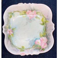 Darling Rarität Antiker Noritake Nippon 1890-1921 Handbemalte Lüsterware Trinket Schale 4-1/4" von VintageTinkerInk