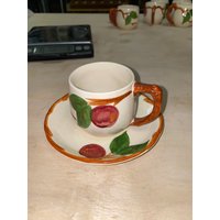 Wunderschöne Antike 1939-80Er Jahre 1 Set Äpfel Tassen Und Untertassen Set von VintageTinkerInk
