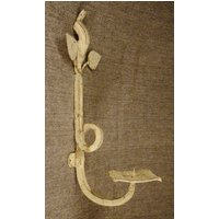 Wall Iron Kerzenhalter Guss Handgeschmiedet Antike Weiße Farbe 14 Lang Durch 6 1/4 Breit 7 Zoll von vintagevasso