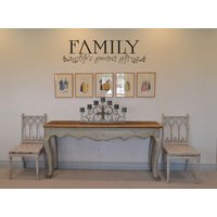 Familie Leben Größtes Geschenk Vinyl Wand Schriftzug Aufkleber Wohnkultur Kw098 Familie Leben Größtes Geschenk Vinyl Wand Schriftzug Aufkleber Wohnkultur Kw098 von vinyl4decor