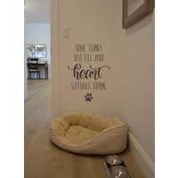 Hunde Wandtattoo Herz Spruch, Vinyl Schriftzug, Geschenk Für Hundeliebhaber Hunde Wandtattoo Herz Spruch, Vinyl Schriftzug, Geschenk Für Hundeliebhaber von vinyl4decor