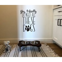Wandtattoo Ja, Ich Brauche Alle Hunde - Schriftzug Bc868 Wandtattoo Ja, Ich Brauche Alle Hunde - Schriftzug Bc868 von vinyl4decor